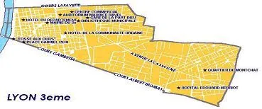 Zone d'intervention nettoyage de bureau à Lyon 3