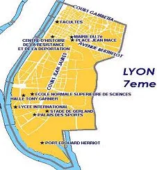 Zone d'intervention nettoyage de bureau à Lyon 7